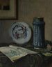 Stillleben mit Keramik Stillleben mit blauer Vase - Józef Pankiewicz — Ansicht des Kunstwerks