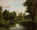 Lago nella foresta - Józef Szermentowski — vista dell’opera
