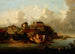 Vista di Sandomierz dal fiume Vistola - Józef Szermentowski — vista dell’opera