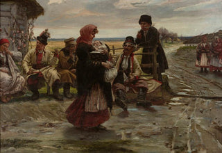 Jzef Unierzyski - At the entrance to a tavern.webp