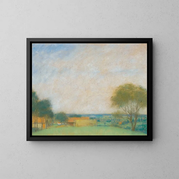 Paesaggio ungherese - József Rippl-Rónai — quadro incorniciato alla parete