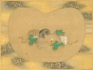 Gourd e topo - Kanō Tsunenobu — vista dell’opera