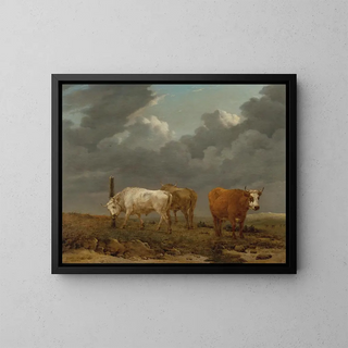 Karel Dujardin - A landscape with cattle.webp
