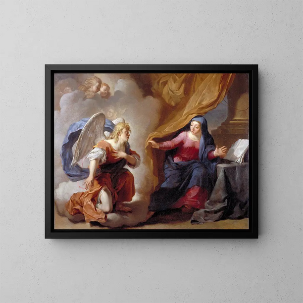 L'Annonciation - Karel Dujardin — gerahmtes Bild an der Wand
