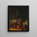 Frühstück - Karel Slabbaert — gerahmtes Bild an der Wand