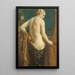 Toilet - Karel Pilař — framed artwork on a wall