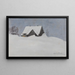 Paesaggio invernale - Karl Biese — quadro incorniciato alla parete