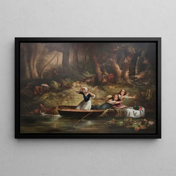 Karl Bodmer - Capture of the Calloway Girls and Jemima Boone.webp