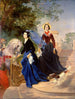 Portrait der Schwestern Shishmareva - Karl Bryullov — Ansicht des Kunstwerks