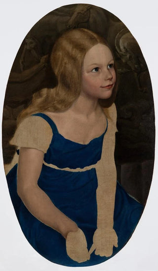 Karl Friedrich Schinkel - Portrait of the Artists Daughter Marie.webp