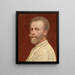 Selbstporträt - Karl Friedrich Steinhardt — gerahmtes Bild an der Wand