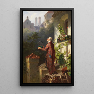 Karl Georg Naumann - Der entflogene Kanarienvogel.webp