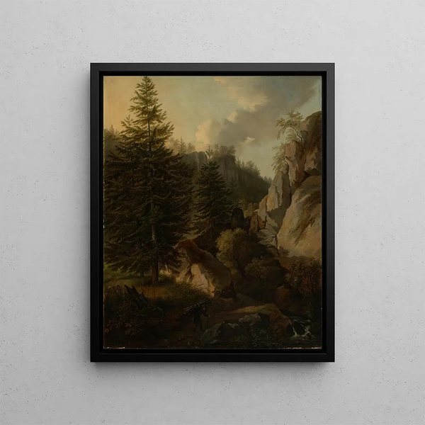 Karl Gottfried Traugott Faber - Morgen in der Schsischen Schweiz.webp
