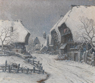 Karl Hauptmann - A Winter Day in the Black Forest.webp