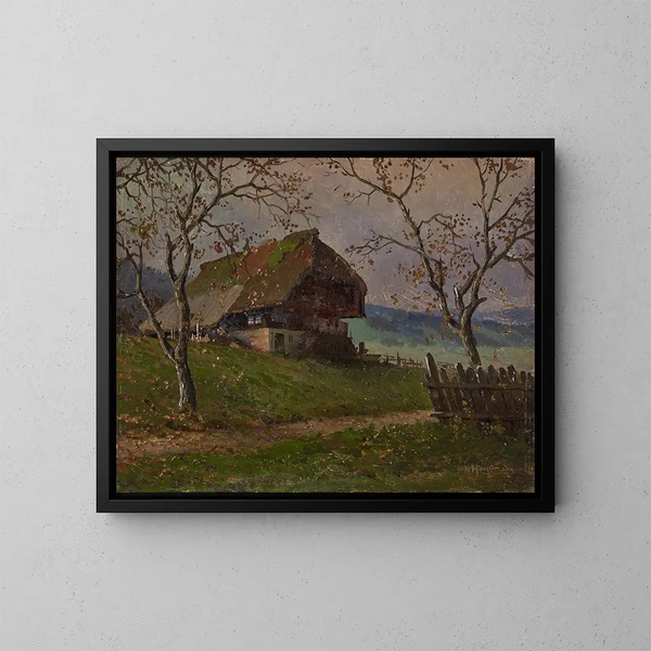 Herbst - Karl Hauptmann — gerahmtes Bild an der Wand