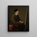 Der Maler Johann Friedrich Overbeck - Karl Hoffmann — gerahmtes Bild an der Wand