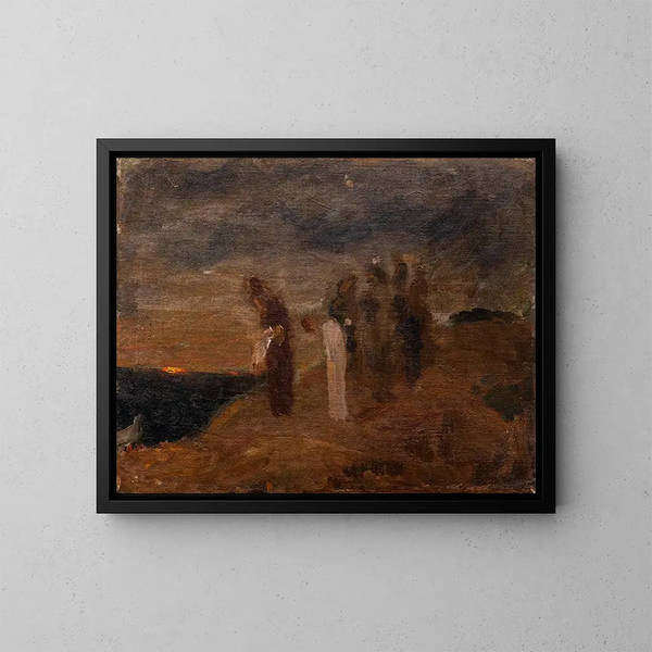 Studien der Komposition - Karl Isakson — gerahmtes Bild an der Wand