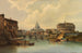 Vista di Roma con San Pietro e il castello Sant'Angelo - Karl Kaufmann — vista dell’opera