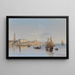 Vista di Venezia - Karl Kaufmann — quadro incorniciato alla parete