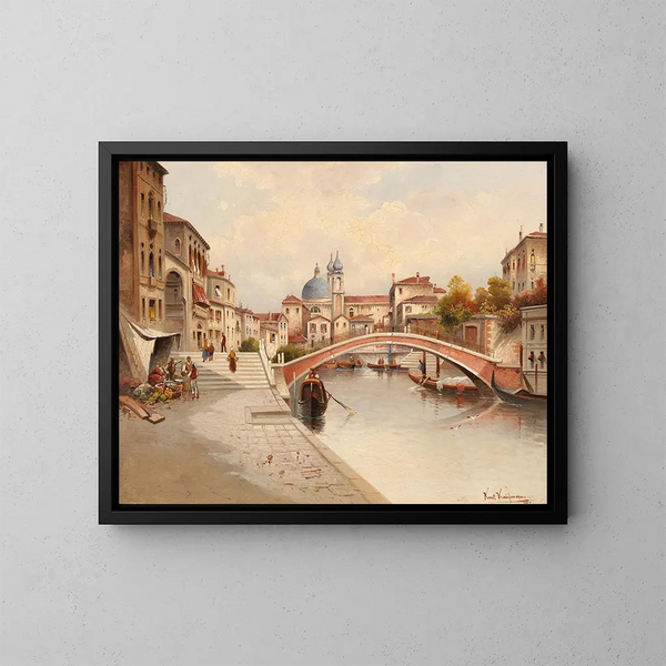 Venedischer Motiv II - Karl Kaufmann — gerahmtes Bild an der Wand