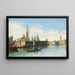 Scène veneziana II - Karl Kaufmann — quadro incorniciato alla parete