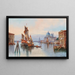 Venezia, vista di Santa Maria della Salute - Karl Kaufmann — quadro incorniciato alla parete