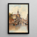 Kanal Reggio in Venedig - Karl Kaufmann — gerahmtes Bild an der Wand