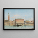 Venedig, Blick auf die Säule von San Marco - Karl Kaufmann — gerahmtes Bild an der Wand