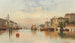 Venedig, Blick auf einen Kanal - Karl Kaufmann — Ansicht des Kunstwerks