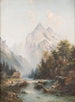 Ruisseau sauvage dans les montagnes - Karl Kaufmann — Ansicht des Kunstwerks