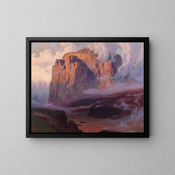 Vers Walhall - Karl Ludwig Prinz — gerahmtes Bild an der Wand
