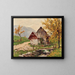 Herbst am Schneeberg - Karl Ludwig Prinz — gerahmtes Bild an der Wand