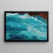 La houle à Lacroma - Karl Mediz — framed artwork on a wall