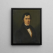 Portrait eines Edelmanns - Karl Philipp Schwab — gerahmtes Bild an der Wand