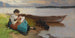 Mother with Child by the Lake - Karl Raupp — artwork view