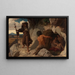 Die Versuchung des heiligen Antonius - Karl Schnbrunner — gerahmtes Bild an der Wand