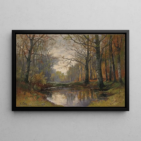 Karl Vikas - Herbstliche Waldlandschaft.webp