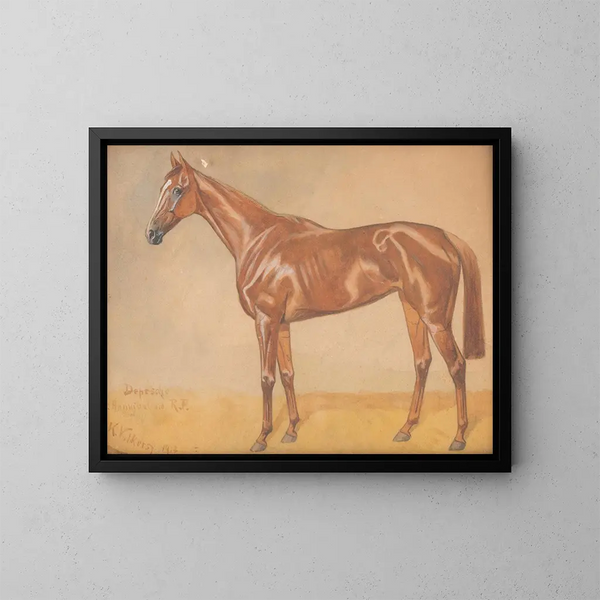 Dèpêche d'Hannibal à Rome - Karl Volkers — quadro incorniciato alla parete