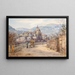 Spring in Spitz in the Wachau Valley - Karl Wenzel Zajicek — framed artwork on a wall