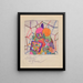 Structure II - Karl Wiener — quadro incorniciato alla parete