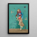 Femme due aerei bombe - Karl Wiener — quadro incorniciato alla parete