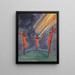 Golgatha - Karl Wiener — gerahmtes Bild an der Wand