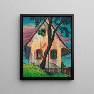 Karl Wiener - Haus im Abend.webp
