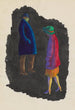 In der Nacht nach Graz - Karl Wiener — gerahmtes Bild an der Wand