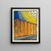 Composition du Pavé et du Pré XX - Karl Wiener — gerahmtes Bild an der Wand