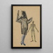 Fille et mort - Karl Wiener — quadro incorniciato alla parete