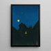 Nuit de lune - Karl Wiener — quadro incorniciato alla parete