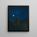 Mondnacht II - Karl Wiener — gerahmtes Bild an der Wand