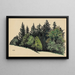 Ohne Titel Stück Wald - Karl Wiener — gerahmtes Bild an der Wand