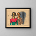 Sœurs - Karl Wiener — quadro incorniciato alla parete